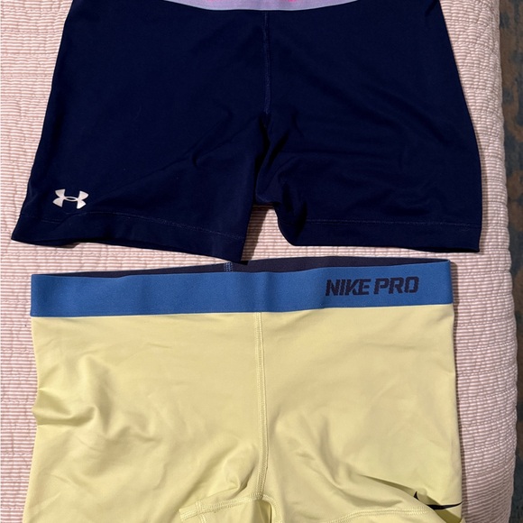 Under Armour and Nike Pro Athletic Shorts Set - Picture 4 of 4